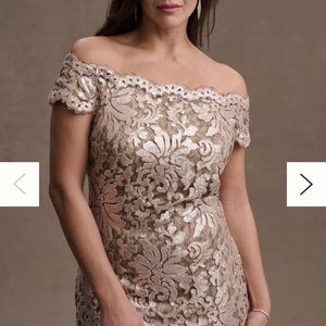Tadashi Shoji Odette Column Gown, gorgeous Mother of the Bride dress